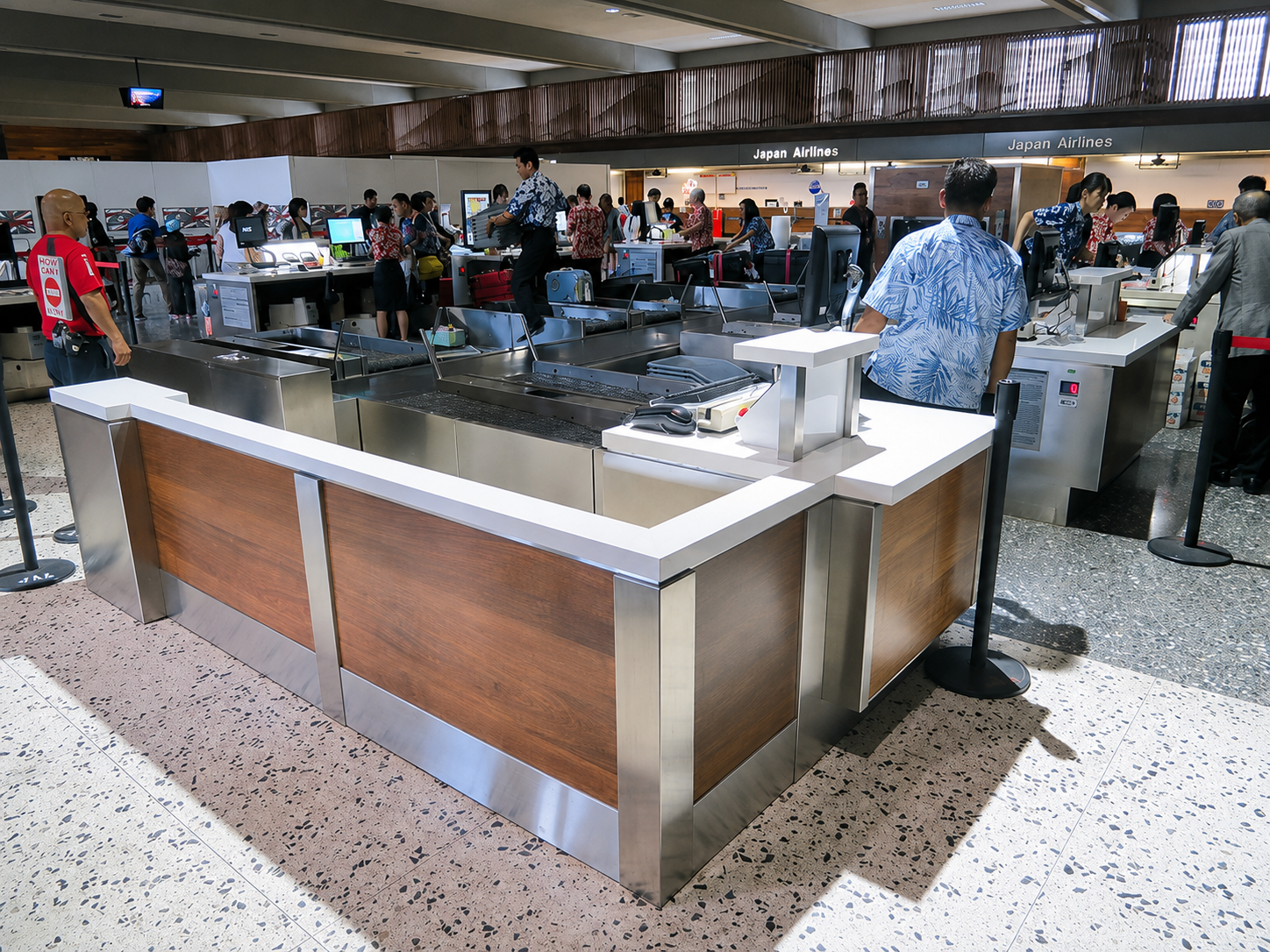 Honolulu International Airport counter installation
