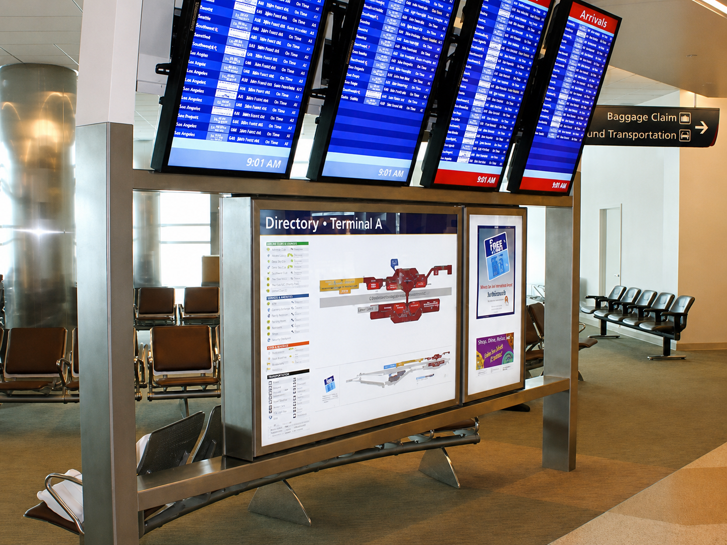 SJC Airport Renovation airport fixture